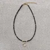 Choker Handgemaakte klassieke Crystal Bead ketting Modieuze prachtige maan hanger sieraden 2023 jaar cadeau voor vrienden Collane Donna