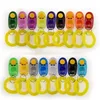 New Pet Cat Dog Training Clicker Plastic New Dogs Click Trainer transparent Clickers With Bracele Wholesale CPA5727