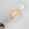 Lampy wiszące ST64 A60 C35 Bubble Retro LED Edison E27 Szklana żarówka AC220V AC110V4 WATS 6 8 12 16