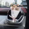 New Lovable Home Decor Improve The Air In The Car Artificial Flower Purify Harmful Gases Artificial Flowers Car Air Outlet Freshener