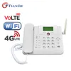 ルーターTIANJIE W101L 4G WiFiルーターGSM電話Volte Landline Hot Spot Desk Fixed電話付きSIMカードスロット