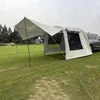 Tents and Shelters Outdoor Camping Car Rear Tent Extension Waterproof Trailer Tent Camping Shelter Canopy Car Trunk Tent for Tour Barbecue Picnic 230526