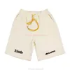 Designer Short Fashion Casual Clothing Beach shorts Rhude Phude Shorts Summer High Street Letters Embroidered Yellow Drawstring Loose Fitting for Men Women Popula