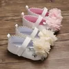 First Walkers Babyschoenen Sweet Casual Princess Girls Kids Pu Leather Solid Crib Babe Infant Peuter Leuke Floral Mary Jane 0-1T