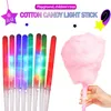 Non-disposable Food-grade Light Cotton Candy Cones Colorful Glowing Luminous Marshmallow Sticks Flashing Key Christmas Party 528