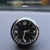 Novo relógio de quartzo preto relógio de cabeça universal relógio de carro portátil relógio de carro ornamentos de bom