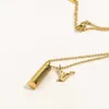 Moda damska luksusowy design naszyjnik Choker 18K złota platowane naszyjniki ze stali nierdzewnej wiszą