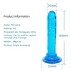 Sex Toys Massager 3 Storlek genomskinlig mjuk gelé stor dildo realistisk falsk penis rumpa plugg för kvinnliga män vagina anal massage produkt vuxna produkter