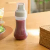 Bottiglie di stoccaggio 350ml 5 fori spremere condimento con ugelli plastica ketchup senape salse olio d'oliva accessori per la cucina