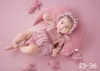 Keepsakes Baby Born Pography Props Girl Lace Princess Dress Outfit Romper POGRAPHY KLÄNNING PEADBAND HAT Tillbehör 230526