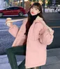 女性のトレンチコート素敵な綿コート女性の短い韓国冬のジャケットルーズパン厚くなった学生オーバーコート女性パーカ