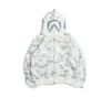 Een baden Een aap nieuwe lichtgevende ruimte camo Shark Parka m maat volledige ritssluiting hoodie