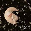 Peepsakes Born Pography Props the Moon and the Stars Creative Personality Baby Po Dekoracja poduszka Pure Lovely 230526