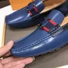 10modell äkta läder män designer loafers skor lyxiga ko läder casual skor för män mjuka vårmockasiner plus storlek 38-46 tenis masculinos