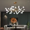 Wall Lamp Light Luxury Living Room Chandelier Post-Modern Cozy Bedroom Creative Copper Restaurant Lighting Firefly