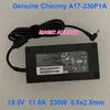 Adattatore originale per Chicony 19.5V 11.8A A12230P1A A17230P1A A230A012L 230W Adattatore AC Adattatore per MSI P65 Creatore GS75 Stealth Laptop