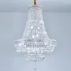 Kolye lambaları Light Lüks Led Avize Kristal Oturma Odası Yemek Avrupa Üst düzey gümüş aydınlatma
