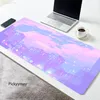 Rests Moon Landscape Large Office Computer Desk Mat Mause Keyboard Mouse Pad Laptop NonSlip Home Kawaii Anime Table Pink Mousepad XXL