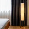 Floor Lamps Retro Chinese Style Lamp Black Walnut Living Room Bedroom Apartment Sofa Light Foot Switch