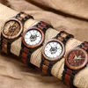 Wristwatches Shifenmei Wood Mens Watches Top Sport Men's Wristwatch Wooden Quartz Military Watch Men Relogio Masculino