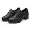 Dress Shoes Spring Women Women's Brock British Style Casual Oxfords Lace-Up OULYYYOGO