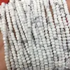 Perlen HUANHUAN Natursteinperle für Schmuckherstellung Jade Chalcedon 2x4mm facettierte Abacus DIY lose Abstandshalter 15 Zoll B3251