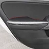 Neue 4Pcs Carbon Faser Auto Tür Armlehne Panel Abdeckung Trim Dekorative Aufkleber Innen Zubehör Für 11Th Gen Honda Civic 2022