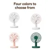 Gadgets Kivee Summer Portable ventilateur USB BURANT MINI VAN FAN COLING AIR ROTATION AGLATION RÉGLABLE POUR LA MÉNALIT