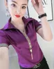 女性用ポロスTシャツの女性半袖ティーポロネックシャツ女性用プレーン衣服韓国スタイルトップスカラーの高品質