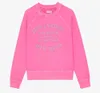 23SS Zadig Voltaire Designer Sorto de moletom Novo letra clássica Bordado Stir Fry Color Lavagem de Raglan Mangas Mulheres Pullover Jumper Sweater