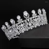 ヘアクリップYysunny Luxury Crystal Tiaras and Crowns Silver Color Princess Crown Tiara Diadem Bridal WeddingAccessories Jewelry Gift