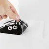 새로운 자동차 스티커 및 데칼 자동차 데칼 재미있는 창조적 인 3D 큰 눈 검은 눈사람 쿨 자동차 스티커 자동차 액세서리