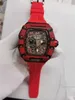 Luxury Men's Wristwatch Silicone Strap Quartz Sports Herr- och kvinnors klockor Designerklockor Högkvalitativa herrklockor 2023
