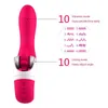Brinquedos sexuais massageador 10 velocidades rotação silenciosa vibradores língua lambendo brinquedo oral para mulheres estimulador de clitóris produtos adultos