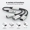 Hubs USB Type C do USB 2.0 USBC Dock Hub 3 w 1 USB C OTG Adapter PD60W Opłata za MacBook/Pro/Chromebook/iPad Pro/Google TV DAC Chip