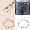 Paski Style Women Tape Chain Star Bely Belly do ubioru Concho