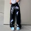 Broek jogger cargo jeans streetwear outfits Y2K kleding oversized trekkoord midden taille losse fit joggingbroek broek dames denim