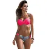 Women's Swimwear Sexy Bikinis Women Swimsuit 2023 Mujer Low Waist Bathing Suits Halter Top Push Up Bikini Set Plus Size XXXL