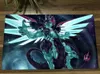 パッドYugioh Galaxy Eyes Photon Dragon TCG MAT TRADING CARD GAME MAT CCG PLAYMATアンチスリップラバーマウスパッドデスクプレイマット60x35cm