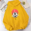 Herrtröjor tröjor man 2023 fleece avatar den sista airbender appa yip harajuku lös streetwear topp höst pullover hoody mens