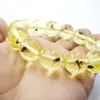 Strand Real Insect Armband Bangels Pulseira Ambers färg lyxfestivalgåvor för manschett stora pärlor armband Ramadan