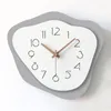 Zegary ścienne Projektuj duży zegar współczesny sztuka ciche zegarek luksusowy drewniany mechanizm kreatywny cyfrowy dekoracja salonu wh