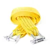 新しいけん引ロープ高強度車牽引ロープ蛍光黄色の牽引ロープ牽引ストラップバンパートレーラーカー安全アクセス