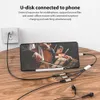 ハブUSBタイプCからUSB 2.0 USBC DOCK HUB 3 IN 1 USB C OTG ADAPTER PD60W充電MacBook/Pro/Chromebook/iPad Pro/Google TV DACチップ