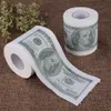 Ny bilvävnad Hundra dollar Bill Toalettrulle Rollpappers pengar Rollvävnad mjuk servett toalett vardagsrum sovrum kök papper