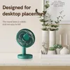 Gadgets Kivee Summer Portable ventilateur USB BURANT MINI VAN FAN COLING AIR ROTATION AGLATION RÉGLABLE POUR LA MÉNALIT