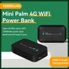 ルーター4G LTEルーターポータブルMIFIモデム150Mbps 10000 MAH POWERBANK CARモバイルワイヤレスルーターとSIMカードスロットポケットWiFiホットスポット