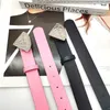 Paski Style Girl Big Diamond Bluckle Women Belt Trendy Pink Black Press punk dżinsy