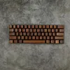 Combos Rosewood Keycaps Настройка 60 87 108 Спецификация OEM -профиль для механической клавиатуры Натуральный твердый деревянный верхний класс Artware