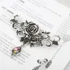 Broches dongsheng vintage bloem rozenspelden gotische vampire sieraden Halloween-geschenken vrouwen broche kristal revers pins-40